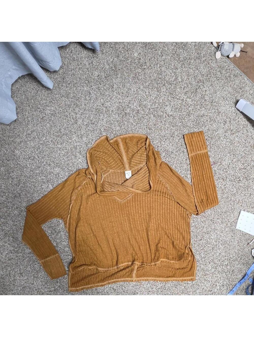 We the Free/Free People thin waffle knit boho top
